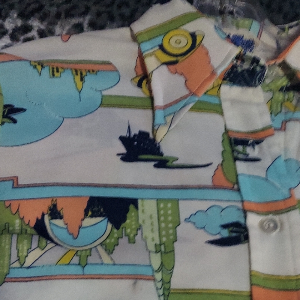 5/$10 Vintage Bobbie Brooks Multicolor Graphic Shirt - Picture 7 of 15